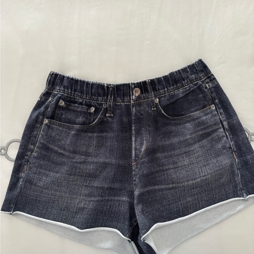 Rag & Bone Black Jean Shorts Distressed Cut-Offs